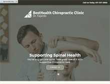 Tablet Screenshot of besthealthclinic.com